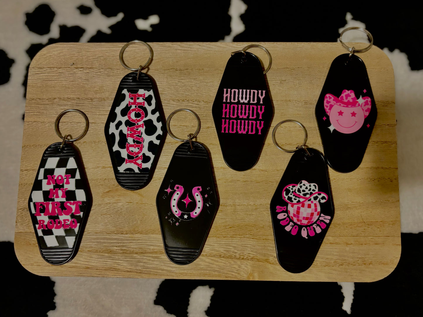 motel keychains