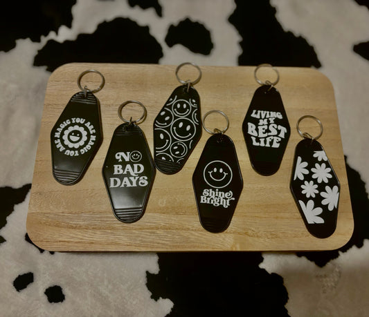 motel keychains
