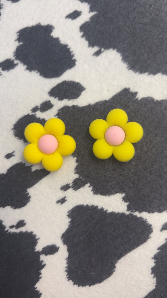 Yellow Flower Charm
